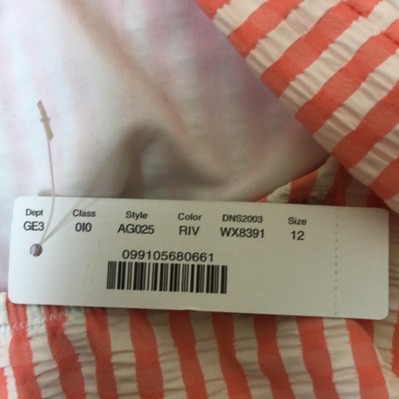NWT J.Crew Sofia Striped Underwire Tank Suit, 12 - Picture 9 of 14